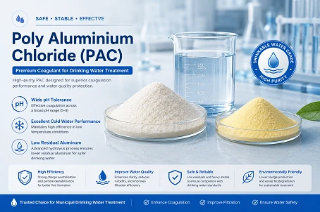 Poly Aluminium Chloride (PAC) For Municipal Drinking Water Treatment | Complete Application Guide