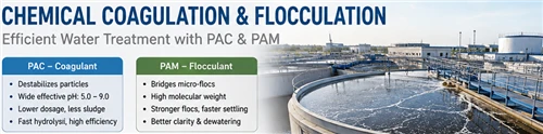 Water Treatment Chemical Coagulation And Flocculation Technology: PAC & PAM Functions, Process Pa...